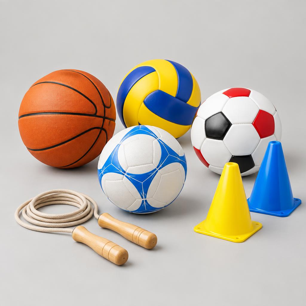 Composição de catálogo para esportes e movimento